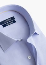 پیراهن کلاسیک فلورا ساده آبی روشن - Image 2