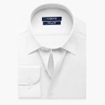 پیراهن کلاسیک یقه بلند سفید (point collar)
