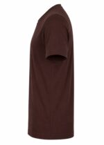 تیشرت یقه گرد بیسیک عنابی - Image 4