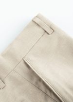 شلوار پارچه ای کژوال رجینا کرم - Image 2