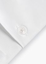 پیراهن کلاسیک یقه بلند سفید (point collar) - Image 4