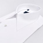 پیراهن کلاسیک یقه بلند سفید (point collar) - Image 2