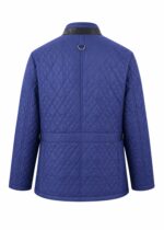 کاپشن کلاسیک آبی طرح لوزی - Image 3