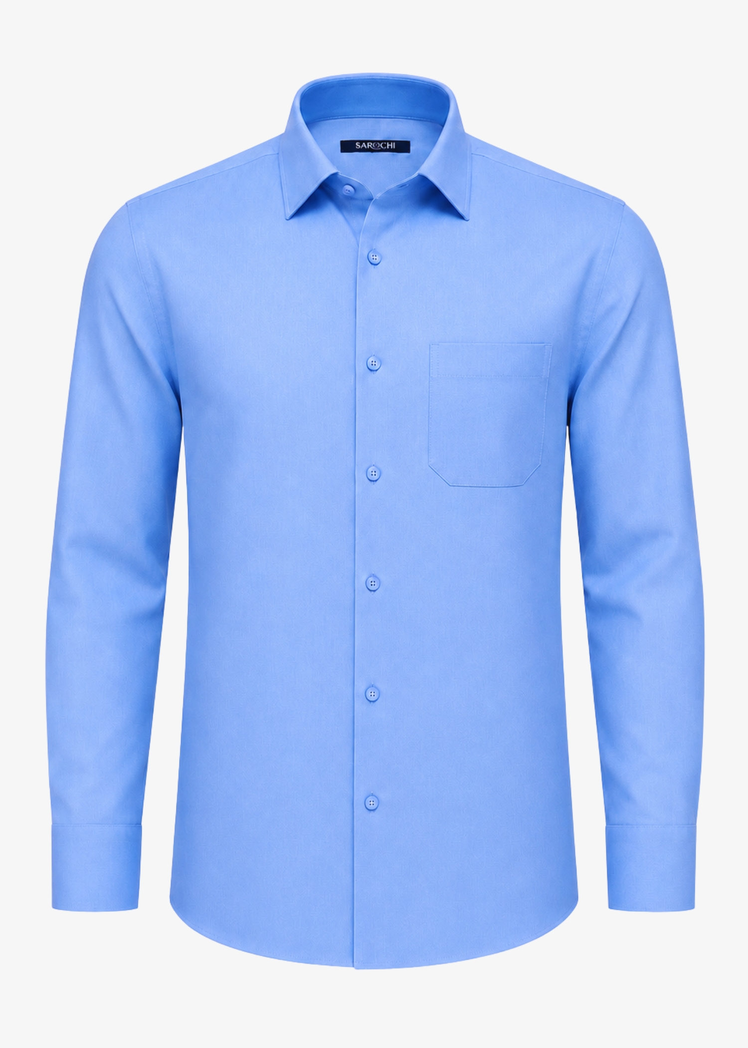 blue shirt 2 - 3 پیراهن تترون ساده آبی - Image 1